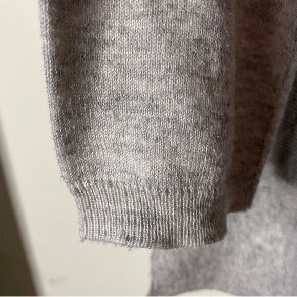 Topshop Gray Long Sleeve Wool Blend Sweater - Picture 8 of 9